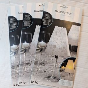 Vellum Lampshade From The Davidtutera Bridal Collection Set Of 3 Brand New